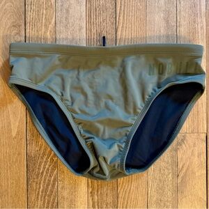 NOBULL Men's Green Swim Briefs | Large (32-34” waist)